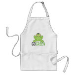 GEHEN Frosch GRÜNER Schürzen