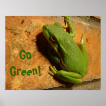 Gehen Grün! Posterdrucke