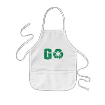 Gehen Grün recyceln Schürzen
