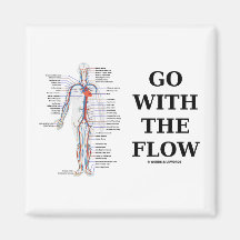 Gehen Sie mit dem Fluss (Kreislaufsystem-Haltung) Magnete