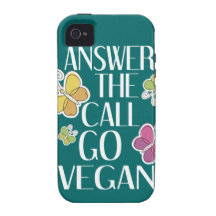 Gehen Sie vegan iPhone 4 Hüllen