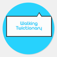 Gehen twictionary stickers