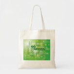 Gehen Wort-Wolken-Tasche grüne