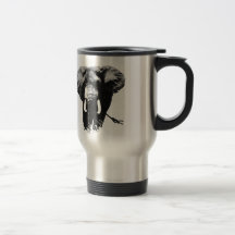 Gehender Elefant Kaffeehaferl