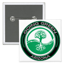 Gehender grüner Baum Arizona Button