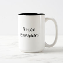 Gehirn-Chirurg-Becher Kaffee Haferl