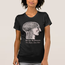 Gehirn-Operations-Überlebend-Antiken-medizinischer Tshirts