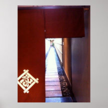 Gehweg Plakat