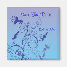 Geißblatt-Rebe-Save the Date Magnet