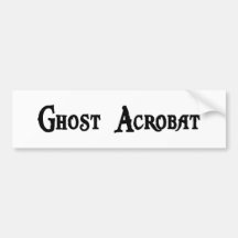 Geist-Akrobat-Aufkleber Auto Sticker