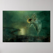 Geist der Nacht durch Grimshaw, viktorianische Fee Posterdrucke