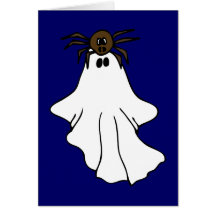 Geist-Reiter-Spinnen-Halloween-Party-Einladung Grußkarten