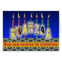 Geist von Kwanzaa Grußkarten
