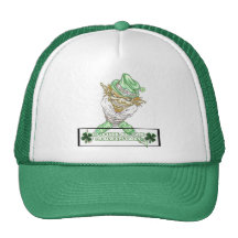Geisteskranker Leprechan Hut Truckermützen