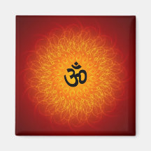 Geistige OM-Mandala Magnete
