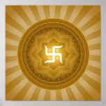 Geistiges Hakenkreuz-Plakat