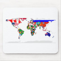 Gekennzeichnetes Weltmousepad