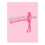 Geklopft herauf knockout Babyparty Mamma-zu- Postkarten