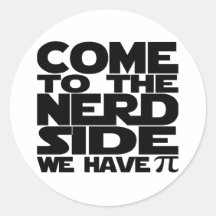 Gekommen zur Nerd-Seite haben wir PU Runder Aufkleber