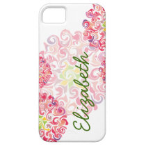 Gekräuselte Dahlie iPhone 5 Abdeckung casemate hüllen