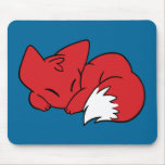 Gekräuselter SchlafenFox Mousepads
