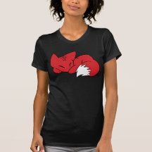 Gekräuselter SchlafenFox Shirts