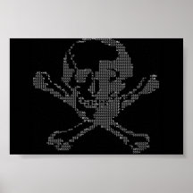 Gekreuzte Knochen Plakate