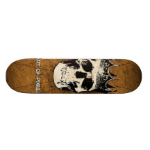 gekrönter Schädel Personalisierte Skateboarddecks