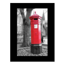 Gekrümmtes Letterbox Postkarten