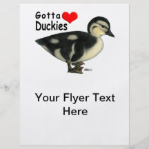 Gelangt an Liebe Duckies Individuelle Flyer