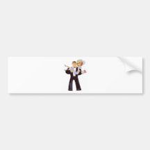 Gelassen uns zu entwerfen gehen Paare zu den Flitt Auto Sticker