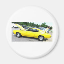 Gelb '72 Chevelle Magnets