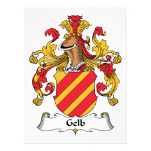 Gelb Family Crest Custom Invite
