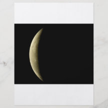 Gelb-Mondeklipse Personalisierte Flyer