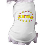 Gelb Zeuss Flores Hunde-t-shirt