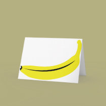 gelbe Bananenfrucht karten