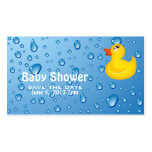 Gelbe Duckie Baby-Dusche Save the Date Visitenkartenvorlage