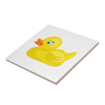 Gelbe Gummiente Fliesen