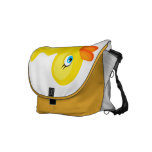 Gelbe Gummiente Kuriertasche