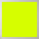 Gelbe, hohe Neonsicht Posterdruck