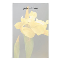 Gelbe Iris stationär Personalisierte Druckpapiere