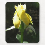 Gelbe Rose 1 Mauspad