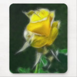 Gelbe Rose 2 intensiv Mauspad