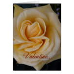 Gelbe Rosen-Valentinstag Grußkarten