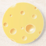Gelbe Schweizer Käse-Beschaffenheit Untersatz