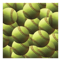 Gelbe Softball-Tapete Kunst Foto