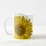 Gelbe Sonnenblume-Hochzeits-Kaffeetasse