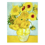 gelbe Sonnenblumen, Vincent van Gogh Blumen Postkarte