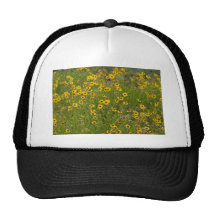 Gelbe Wildblumen Baseballkappen