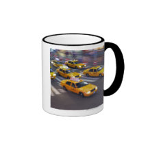 Gelben Taxis New York Kaffeetassen